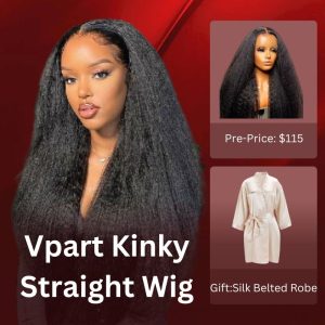 Nadula Pre Sale V Part Kinky Straight Human Hair Wigs Protective Style Wigs No Lace No Gel Glueless Human Hair Wigs For Women, Catalog Online Nadula 1927