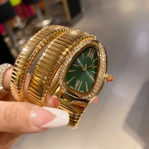 Classic Snake Style Collection Woman Watch Economy Designer Luxury Designer Watches Quartz Movement Watch
