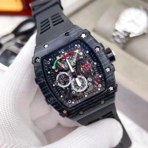 44MM all the crime quartz watch dial work, leisure fashion scanning tick sports watches