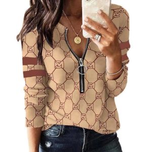 Ladies T Shirt White Clothes Summers Fashion Leisure Jacket Tshirt Length Sleeves Geometric Cloth Women Designer Women's t Shirts and Tops