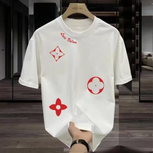 2025Designer Men's t-shirts pur cotton short-sleeved t shirts fashion casual mens and womens t-shirt couple unisex letter prn te topswom's thirt M-4XL03