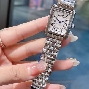 top Luxury fashion men watch women watches stainless steel square subdial working male wristwatch top brand relogio feminino waterproof tank must design lady clock