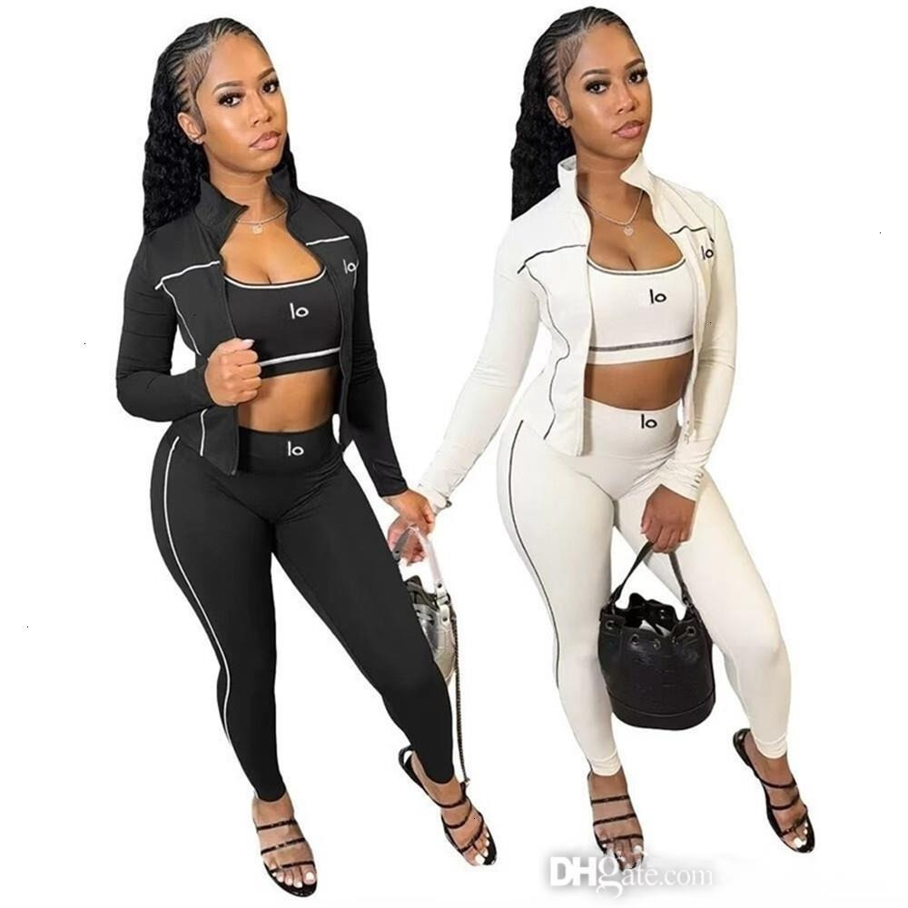 Designer Women Casual Sports Yoga Tracksuits Womens Two Piece Sets Summer T-shirt Short sleeve Sport Wear Yoga Jogger Sweatsuit Outfit