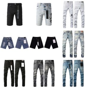 Jean Mens Purples jeans Trousers for mens Denim Designer Jeans Men Black Pants High end Quality mens designer jean black pencil pants hole casual skinny Jeans Fashion
