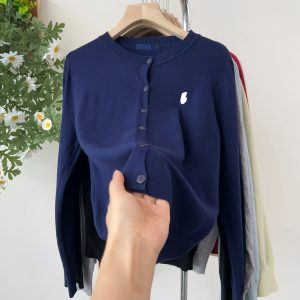 Designer sweaters women polo sweater embroidered Cardigan Womens Knits Tees autumn Winter New Sleeve Vintage Twist Knitted Sweater o neck long sleeve jumper Jacket