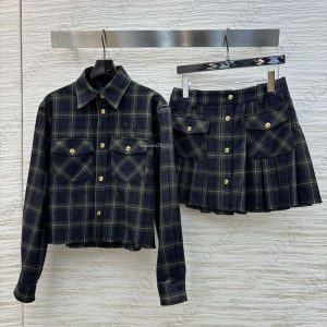 Women skirts suit Designer dresses two-piece brand woman long sleeve shirts set Women Fashion dress skirt casual blouses 2pcs Nov 29