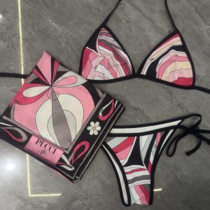 pucci bathing suit Womens Swimwear Designer One-piece swimwear brand Bikini sexy beach vacation thong bikini set high cut one piece thong swimsuit el