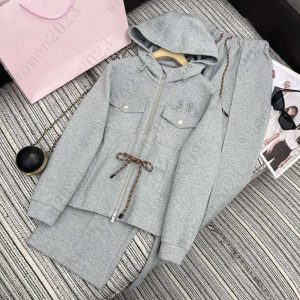 Women tracksuits brand tracksuit designer hoodie set 2pcs Fashion LOGO hooded cuffed pants sweatpants coat jogging suit sports 2pcs Dec 06