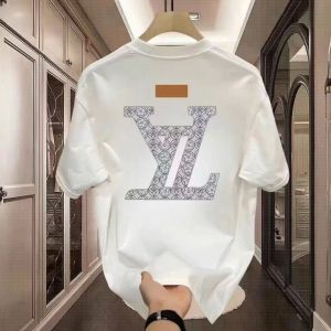 2026 new women's short-sleeved T-shirt men's summer cotton high street loose extra-large T-neck trend top