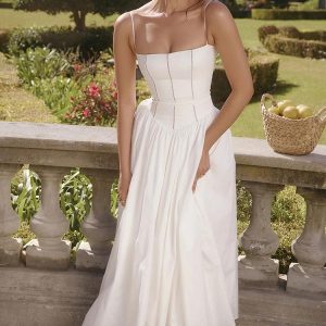 Casual Dresses Spaghetti Strap Hollow Out Long Dress Fashion Sleeveless Slim Print Summer