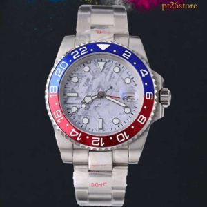 NEW Men Designer Watxh 40mm Business Calendar Male Watch GMT Clock 904L Stainless Steel Movement Automatic Mechanical Watches