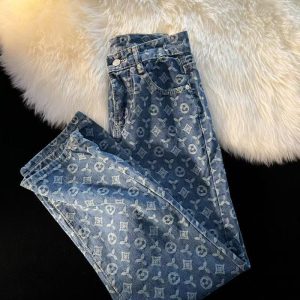 2026 New Designer embroidered washed high-waisted skinny skinny jeans for women S------XXL