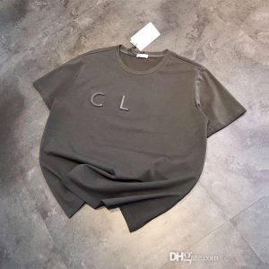 Luxury Womens Designer T-shirt High Quality Cotton Women Designer Tops 3D Letter Round Neck Short Sleeves Versatile Loose Tshirts Tees