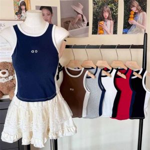 12 Style Tanktop Designer Woman Sports Bra Tank Top Fashion Yoga Sports Vest Letters 100% Cottons Vest Women Sleeveless Bra Tank Tops