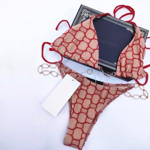 Designer luxury Bikini Womens Swimsuits Set Beach Bathing Two piece set bikini Swimwears Female Classical Swimwear beach Three-point Swimsuit G brand wholesale