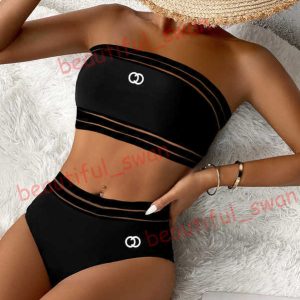 Designer Women's Swimwear 2025 New Bikini Strapless Two-Piece Swimsuit Sexy Fashion Swimwear Two-Piece Set Bikini for women