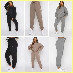 Alosetitys Tracksuit Womens Designer Tracksuit Letters Print Sleeve Bandage Tops Skinny Long Sweat Pants Matching Sets Club Suit Yoga Alosetitys Women Set 656