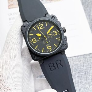 MEN Fashion Wrist Watches bell Automatic mechanical heuerity wristwatches High Quality Luxury Brand Chronograph Clock stainless steel Belt Mens ross Watch D5