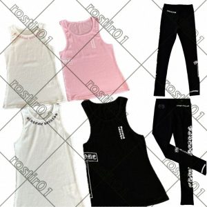 Chromed tshirt 2026 chrome designer heartsleggings pants clothe jeans for men high quality hoodie brand pure cotton luxuryuu leggings women hiphop cas 32Ei#