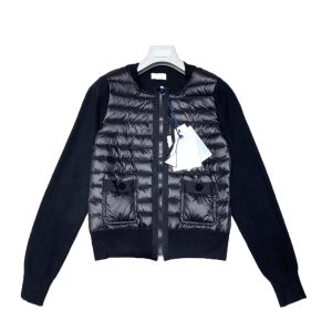 Knit short womens down jacket Fashion hombre Casual Street High Quality Brand jackets Size 1--4