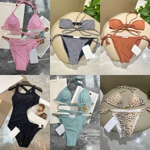 Designer Women Sexy Bikini Summer Fashion Swimwear Woman Beach Fitness Bikinis Swimsuit Bathing Seaside Beachwear Bather Bikini Tank