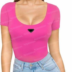 Designer Womens T-Shirt Summer Clothes Luxury Low Round Neck Tshirts Women Fashion Sexy Tshirt Breathable Top Sports Casual Outwears