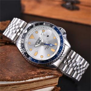 Mens SEIKOity GMT Automatic mechanical movement watch multifunction Wristwatch Designers Men Watches Stainless Steel Wristwatches Montre de luxe #