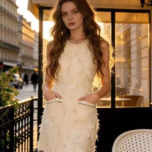 White Xiaoxiangfeng Set Early Spring New Women's Clothing Short Jacket Temperament Skirt Two-piece Set High-end Small Dress