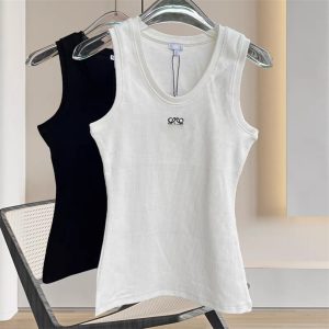 Womens Tanks Camis Womens Tanks Camis Women Designer Tank Lowe Clothes Knits Designer Embroidery Knitted Vest Slveless Breathable Womens Sport Tops Cottons H25116