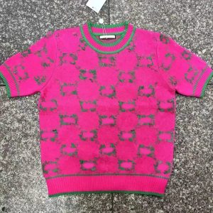 Knitwear New Designer T Shirt Clothes Womens Clothing Pure Cotton Round Neck Short Sleeve Sign Letter Print s-l