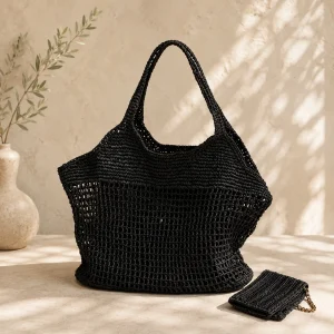 2026 New Luxury Raffia Straw Bag, Large Capacity Handbag/Shoulder Bag, 58x43x58cm - AliExpress Women's Handbags