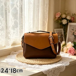 Lightweight PU Leather Cross Sling Shoulder Bag For Women 24-18cm - AliExpress Women's Handbags