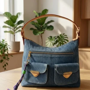No Box Size: 30-24cm Fashion Blue Denim Women's Shoulder Bag 2026 New Casual Back Bag Good Quality Handbag BA9 - AliExpress Women's Handbags
