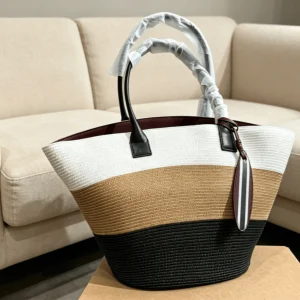 2026 Lady Beach Tote Bag New Fashioned Woven Design, Simple Elegant Large Capacity Versatile Women Vacation Bag 30*37cm - AliExpress Women's Handbags