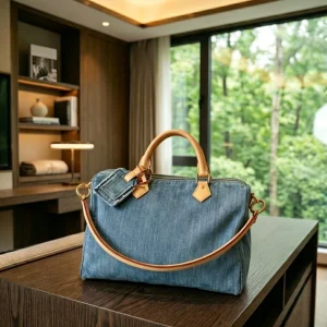 Size: 30-21-17cm No Box Fashion Soft Blue Denim Women Handbag 26 New High Quality Large Capacity Casual Shoulder Travel Bag T10 - AliExpress Women's Handbags