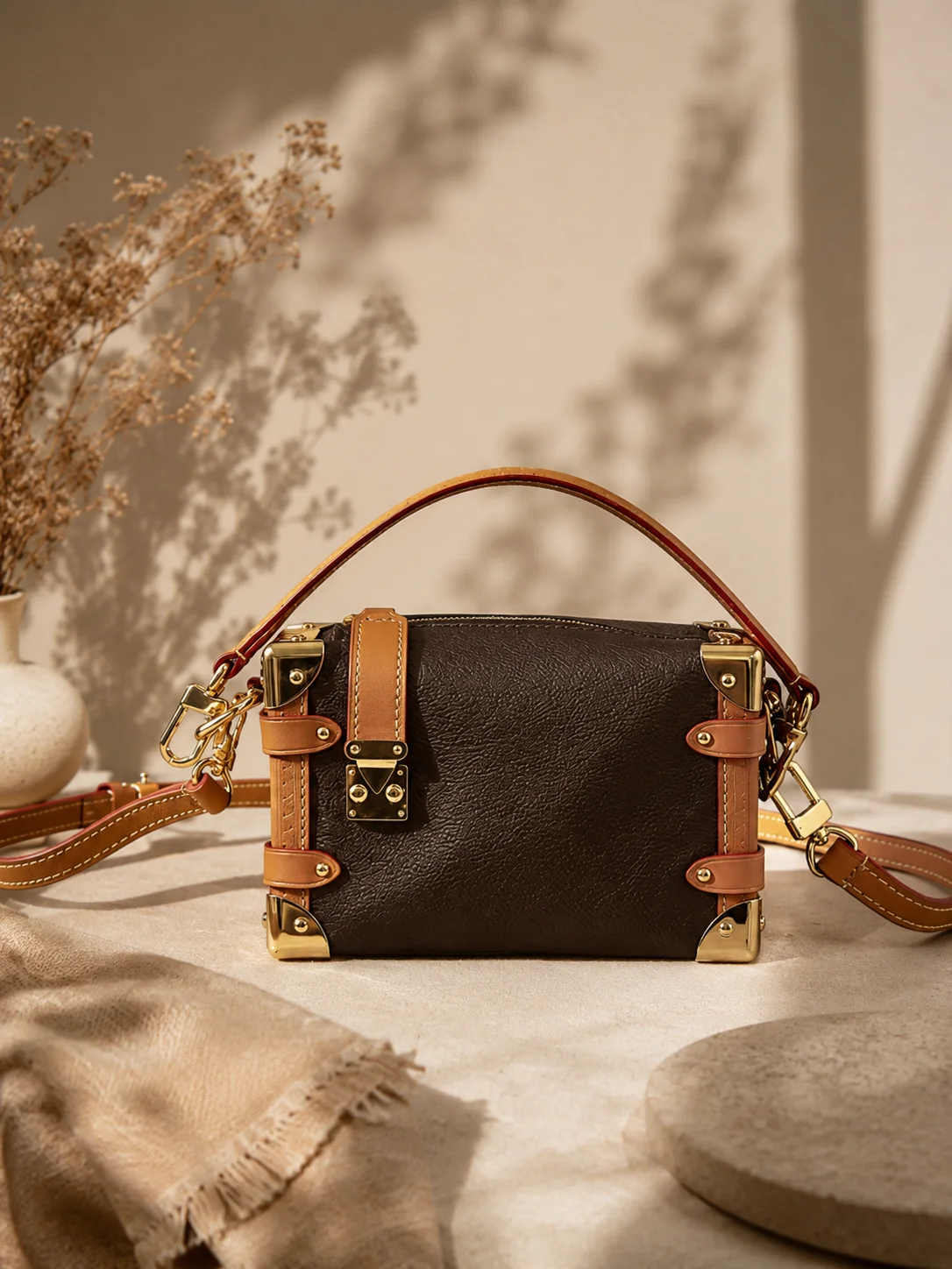 Fashion New Design Luxury Women's Bag 19x12.5x7.5cm Upgraded Version Small Luggage Handbag With Shoulder Strap Without Box - AliExpress Women's Handbags