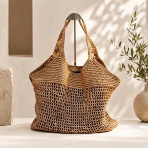 2026 New Luxury Raffia Straw Bag icare Large Capacity Handbag/Shoulder Bag, 58x43x58cm - AliExpress Women's Handbags