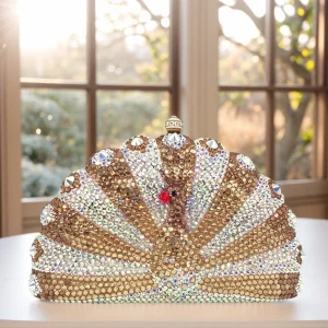 Peacock Crystal Clutch for Women Sparkly Rhinestone Evening Bag Party Wedding Glitter Handbag Purse - AliExpress Women's Handbags