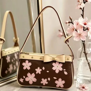 Size: 22-13-4cm Women's Cute Bow Canvas Shoulder Bag 2026 New Fashion Floral Pattern Handbag High Quality Bag LY1 - AliExpress Women's Handbags