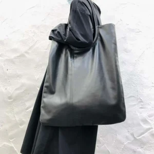 Tote Casual Large Leather Bag Soft Genuine Leather Lady Commute Shoulder Bag Laptop Weekend Travel Bag 2024 Bolsa Feminina - AliExpress Women's Handbags