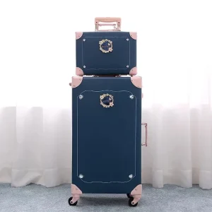 Women Fashion PU leather suitcase set vintage travel bag boarding box luxury trolley luggage girls high quality suitcase - AliExpress Luggage