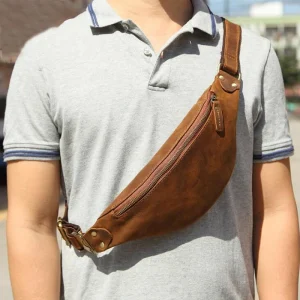 Fashion Men Genuine Leather Waist Packs Top Crazy Horse Organizer Travel Waist Pack Multi Functional Waist Belt Mobile Phone Bag - AliExpress Women's Handbags