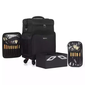 Ladies Nails Makeup Toolbox,Women large capacity Trolley Cosmetic case Rolling Luggage bag,Beauty Tattoo Salons Trolley Suitcase - AliExpress Luggage