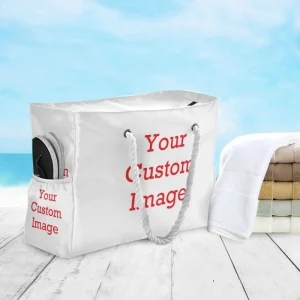 NEW Hot Beach Handbag Personalized Custom images Large Capacity Nylon Shoulder Shopping Bag Bohemia Female Casual Totes - AliExpress Women's Handbags