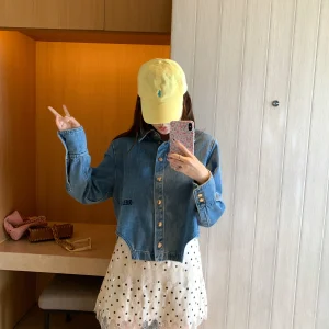 Realzz High Quali Original Denim Hollow out Slimming Waist Women's Long Sve Cotton irt Island Holiday Collection - AliExpress Shirts & Blouses
