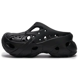 Crocs(Crocs) Women's Shoes Black Corrugated Sole Coral Clog Thick-Soled Clogs 211141-001 - AliExpress Sneakers