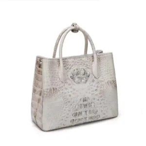 moben  Female bag new crocodile bag portable bag One shoulder Inclined shoulder women handbag himalayan white - AliExpress Women's Handbags