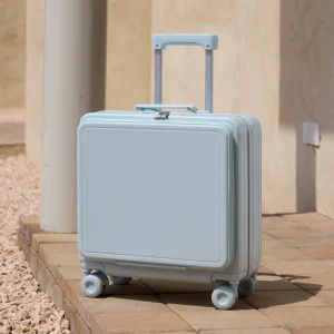 18 Inch Lightweight Front Opening Carry On Luggage Deep Compartment Multifunctional Travel Suitcase Password Lock for Men Women - AliExpress Luggage