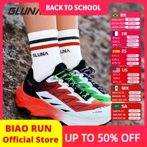 GLUNA Outdoor Off-Road Running Shoes For Men And Women Breathable Anti Slip Hiking Shoes Anti Slip Wear-Resistant Running shoes - AliExpress Sneakers