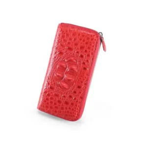madun new Import crocodile skin wallet female Handbag crocodile skin long zipper Multi card position men clutch bag - AliExpress Women's Handbags